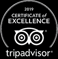 WINNER - 2019 TripAdvisor Certificate of Excellence